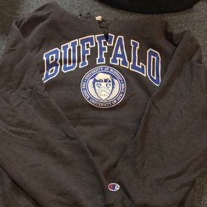 College sweatshirt